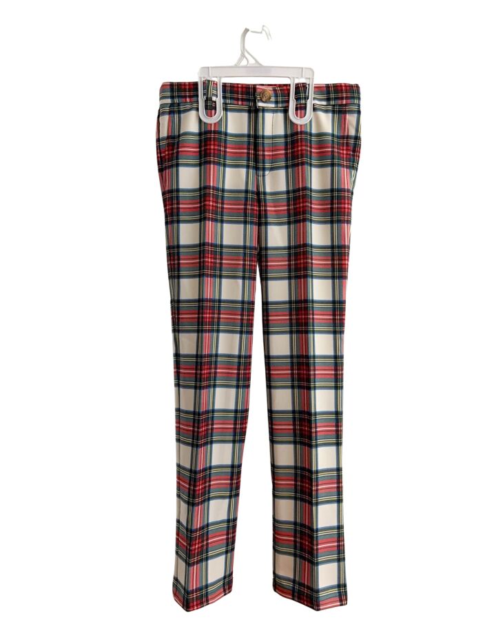 HENRY DUVALL  RED  PLAID  PANTS