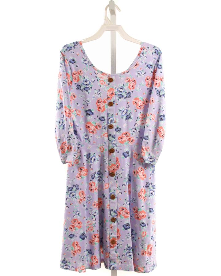 SERENDIPITY  LAVENDER  FLORAL  KNIT DRESS
