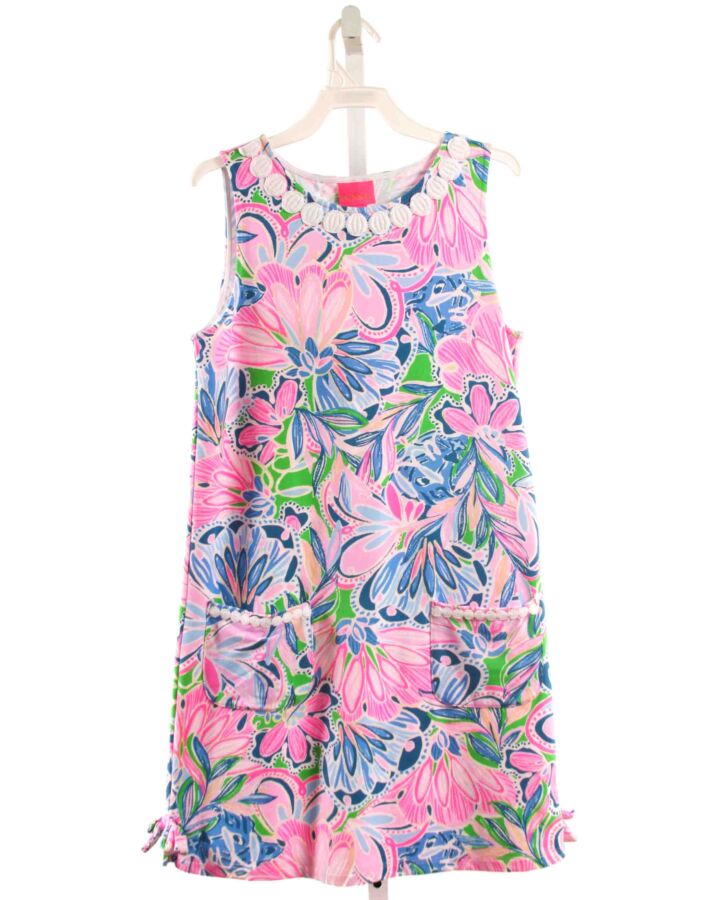LILLY PULITZER  PINK  FLORAL  KNIT DRESS