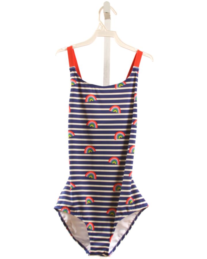 MINI BODEN  NAVY  STRIPED  1-PIECE SWIMSUIT