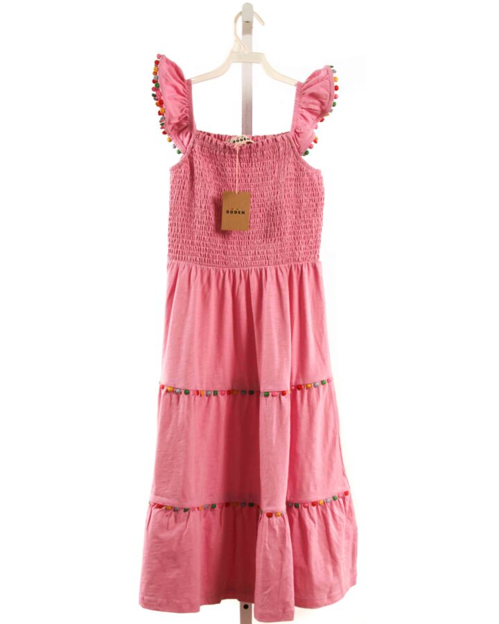 MINI BODEN  PINK   SMOCKED KNIT DRESS