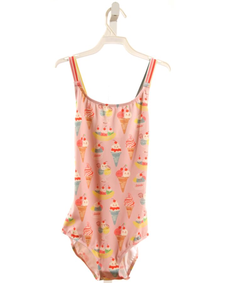 MINI BODEN  PINK  PRINT  1-PIECE SWIMSUIT
