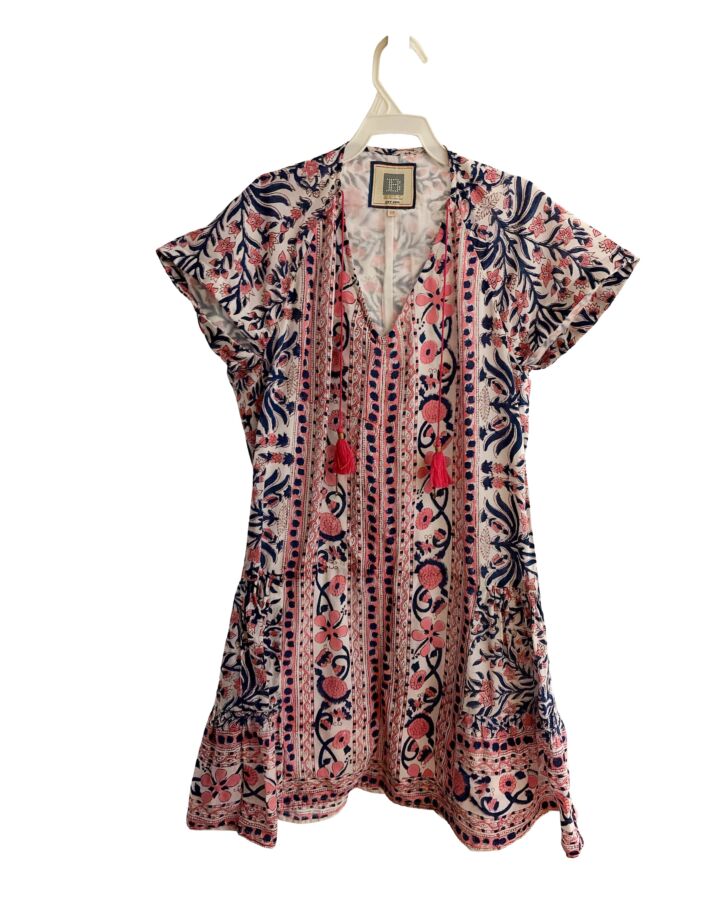 BELL  PINK  FLORAL  DRESS