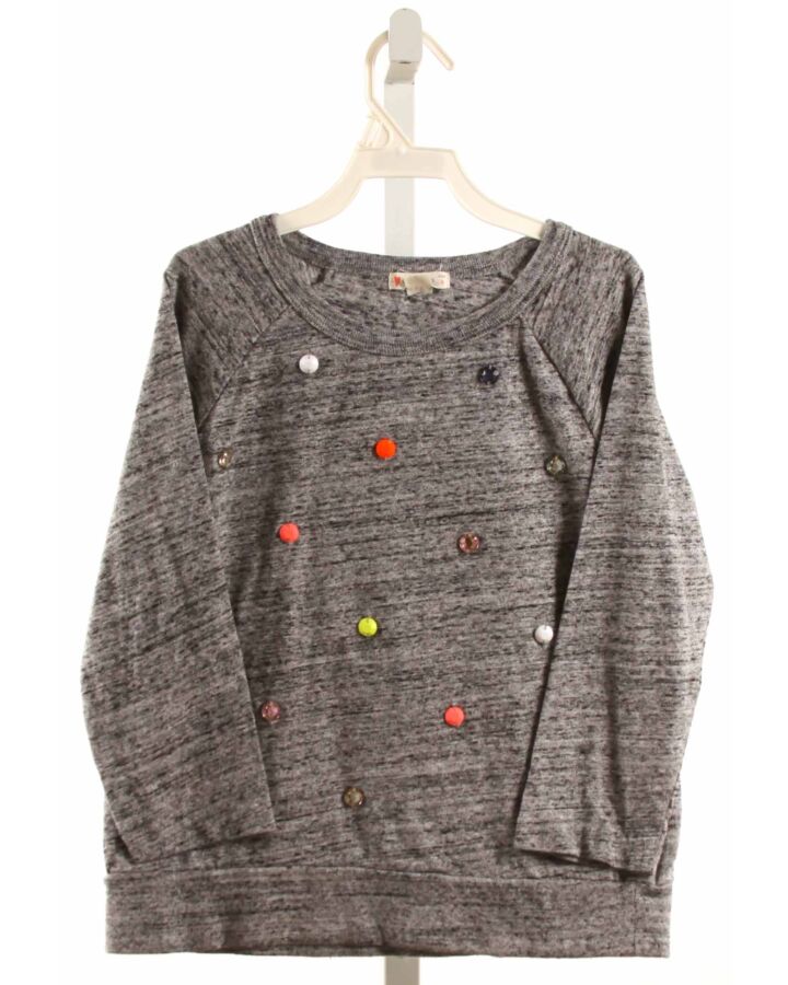 CREWCUTS  GRAY KNIT   KNIT LS SHIRT