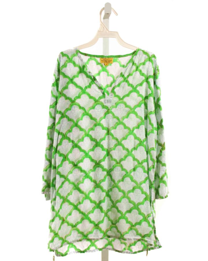 ROBERTA ROLLER RABBIT  LIME GREEN    COVER UP