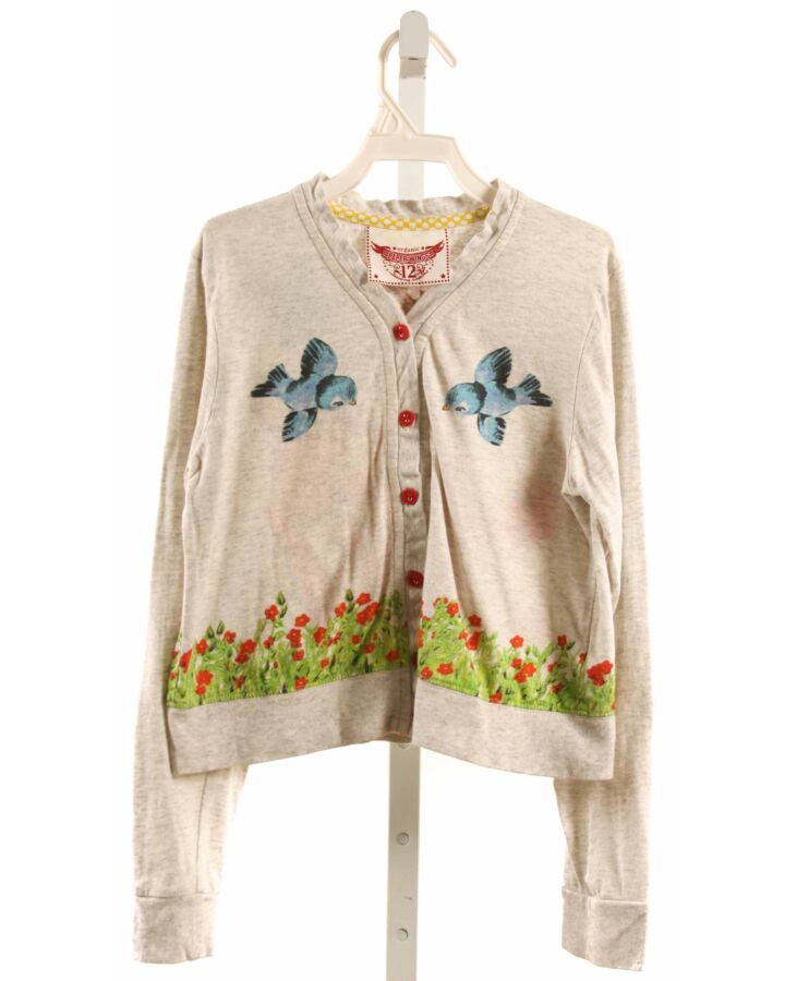 PAPER WINGS  MULTI-COLOR   PRINTED DESIGN CARDIGAN
