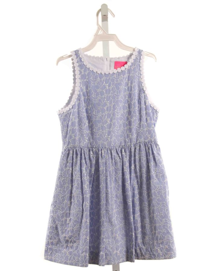 LILLY PULITZER  BLUE EYELET   DRESS