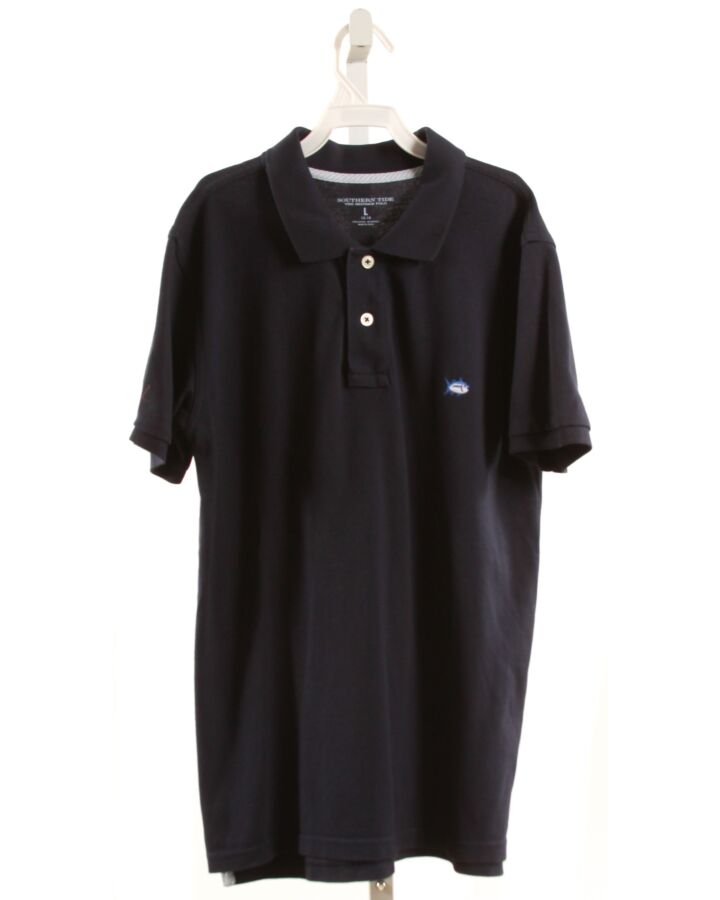 SOUTHERN TIDE  NAVY    KNIT SS SHIRT