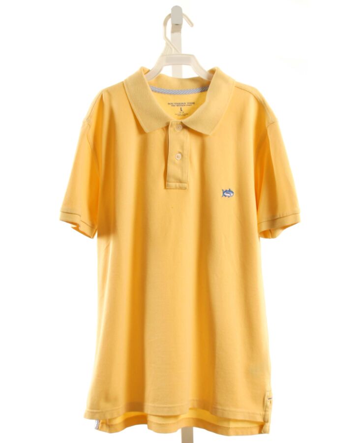 SOUTHERN TIDE  YELLOW    KNIT SS SHIRT