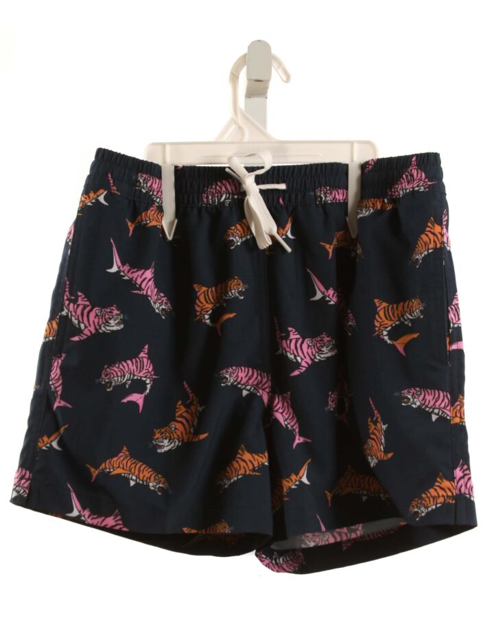 CHUBBIES NAVY PRINT SWIM TRUNKS