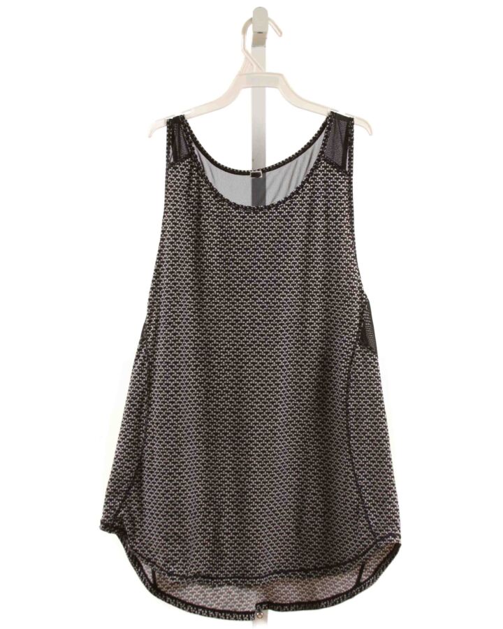 LULULEMON  BLACK KNIT   SLEEVELESS SHIRT