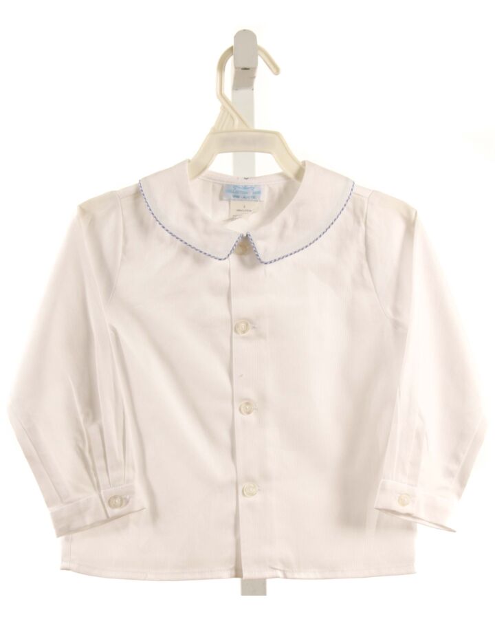 VIVE LA FETE  WHITE PIQUE   DRESS SHIRT