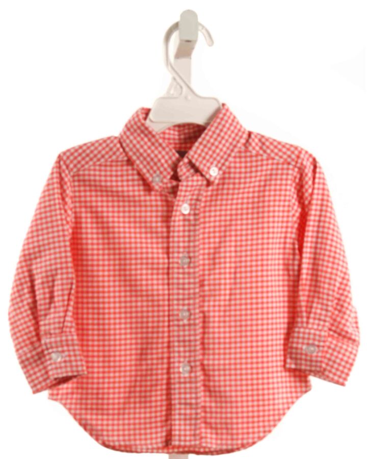 ELEANOR ROSE  PINK  GINGHAM  DRESS SHIRT