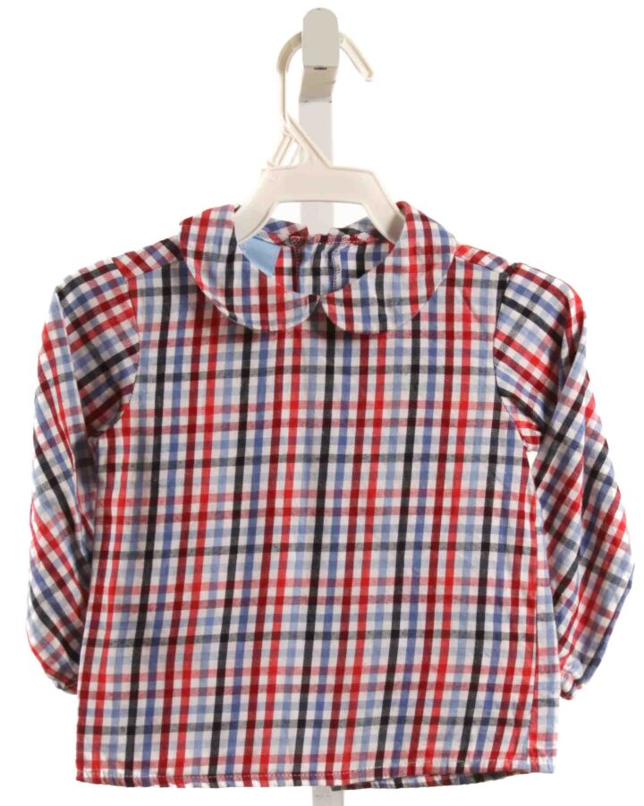 BELLA BLISS  MULTI-COLOR  PLAID  SHIRT-LS