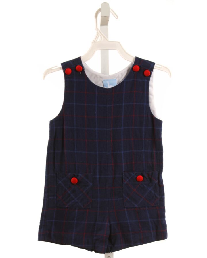 BELLA BLISS  NAVY  PLAID  JON JON
