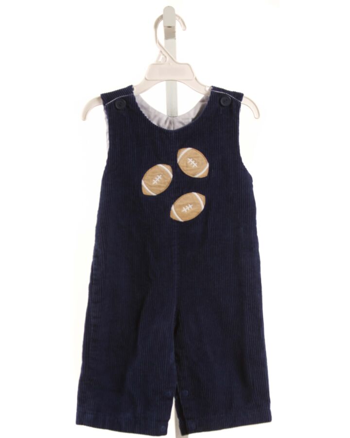 KELLY'S KIDS  NAVY CORDUROY  APPLIQUED LONGALL
