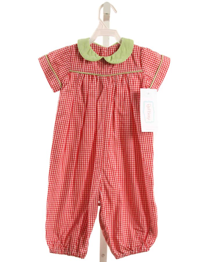 RED BEANS  RED  GINGHAM  LONGALL