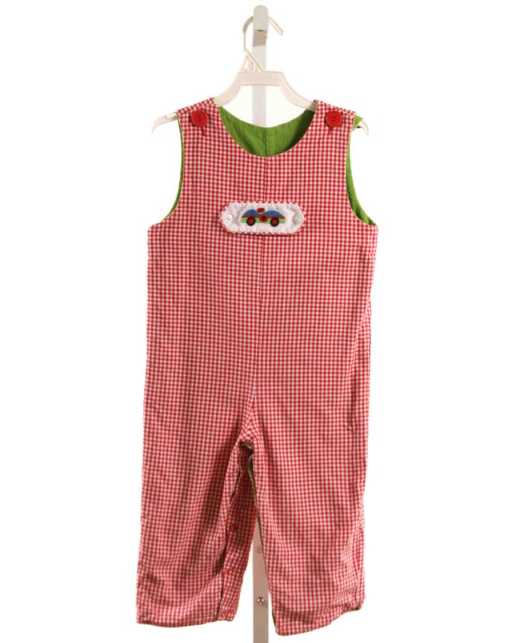 KELLY'S KIDS  RED  GINGHAM  LONGALL