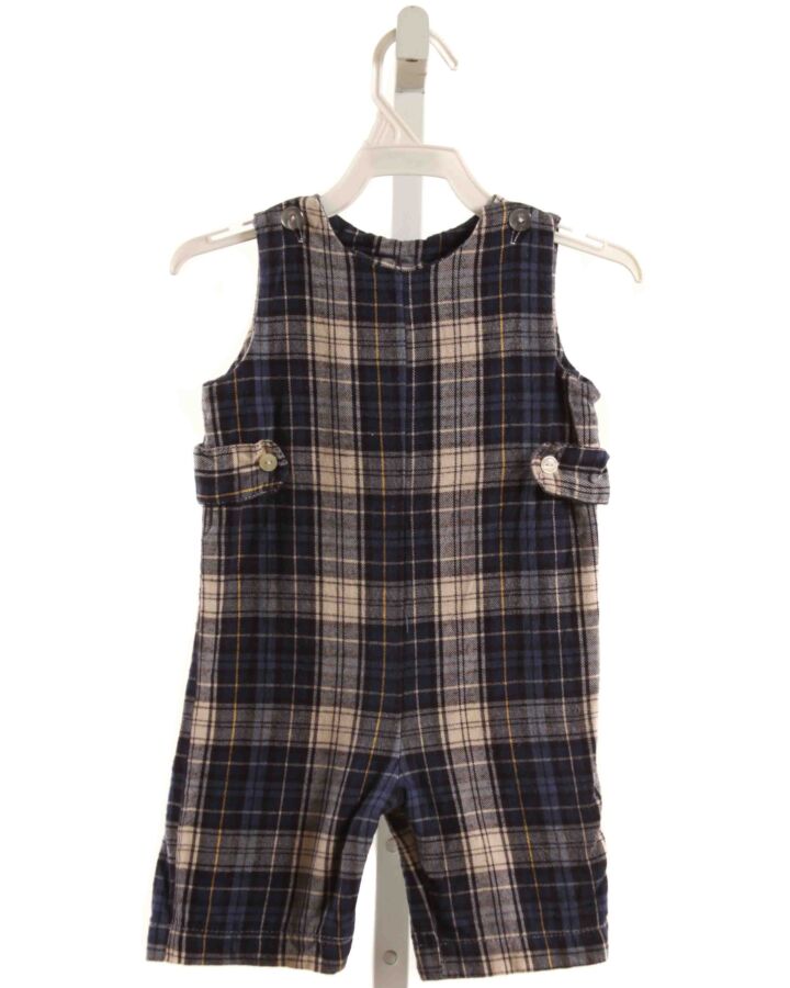SOUTHERN SUNSHINE KIDS  NAVY FLANNEL PLAID  LONGALL