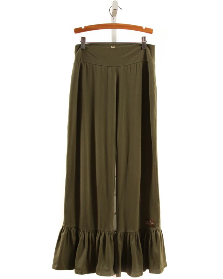 MATILDA JANE  FOREST GREEN KNIT   PANTS WITH RUFFLE