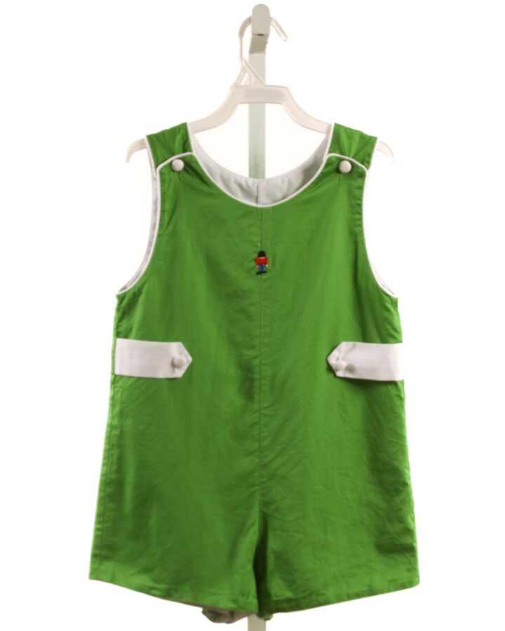 THE PROPER PEONY  KELLY GREEN   EMBROIDERED JON JON