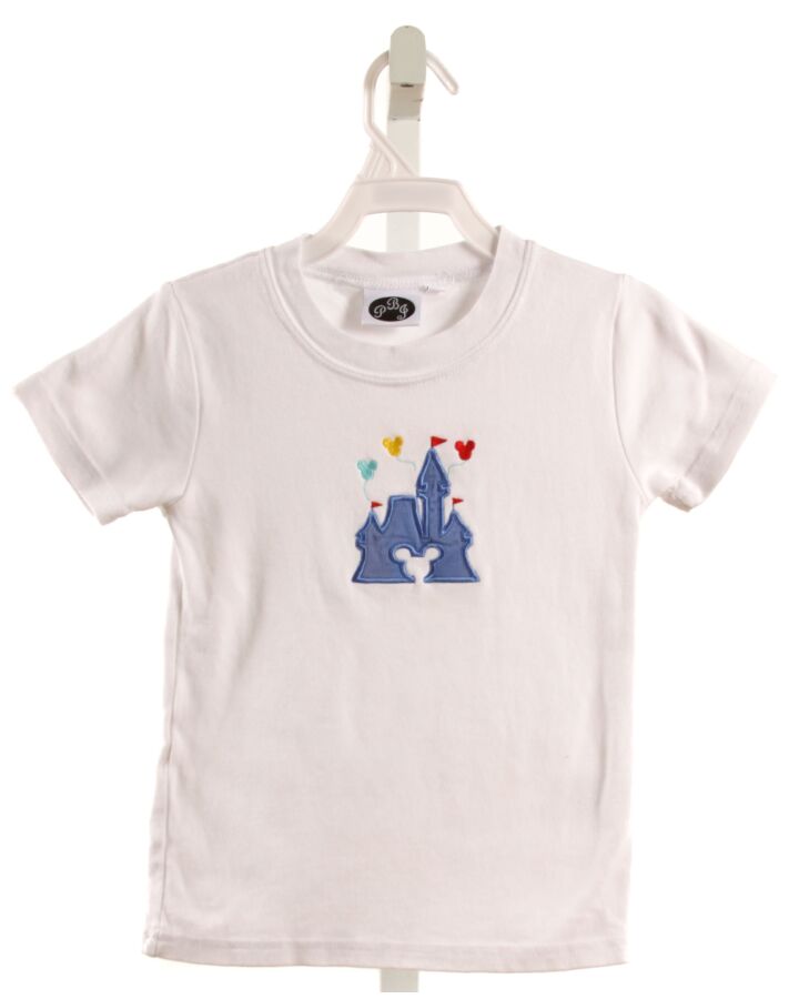 PBJ  WHITE   APPLIQUED T-SHIRT