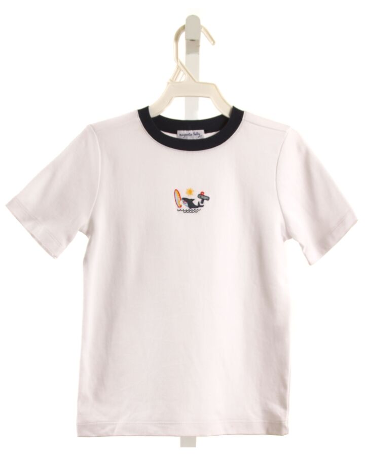 MAGNOLIA BABY  WHITE   EMBROIDERED T-SHIRT