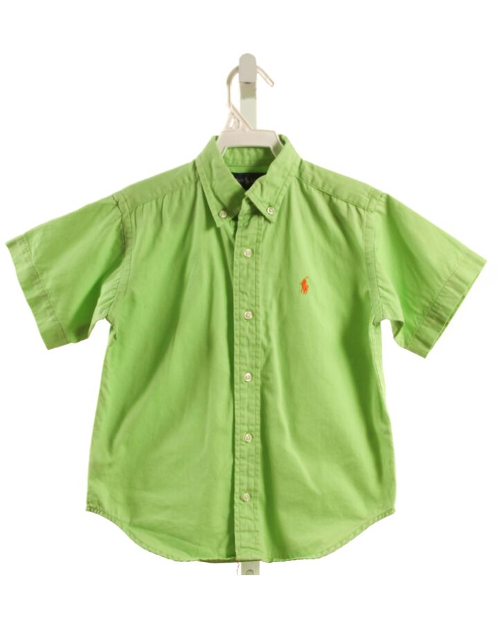 RALPH LAUREN  LIME GREEN    DRESS SHIRT
