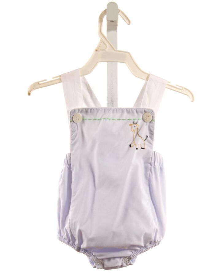 THE PROPER PEONY  LT BLUE   EMBROIDERED BUBBLE