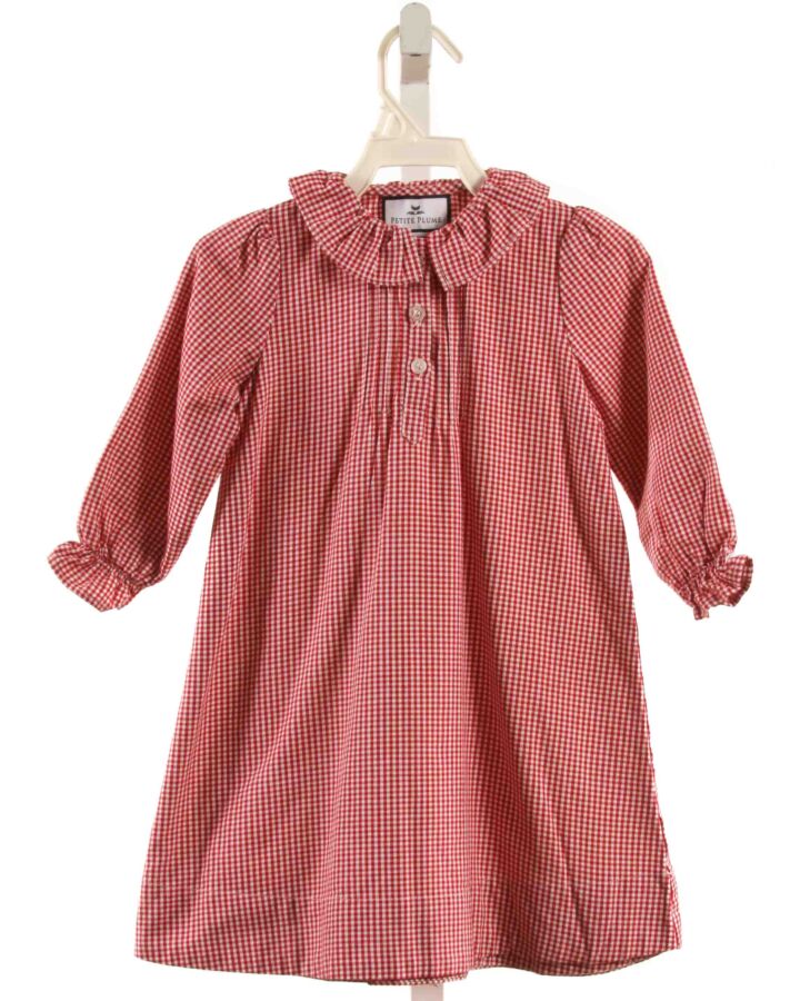 PETITE PLUME  RED  GINGHAM  LOUNGEWEAR