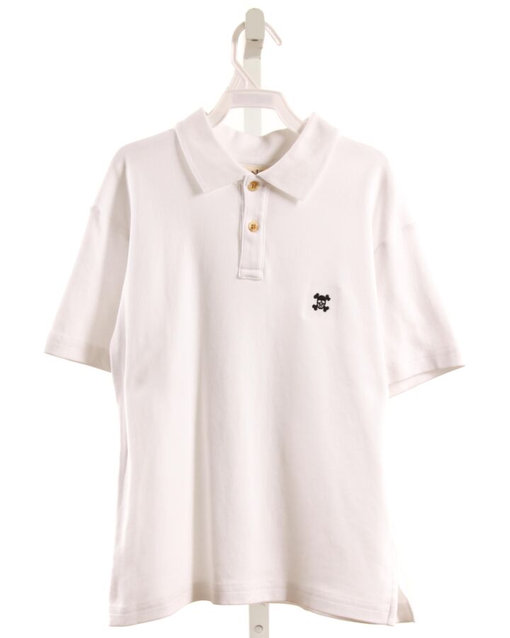 LUIGI  WHITE    KNIT SS SHIRT