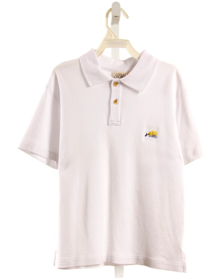 LUIGI  WHITE    KNIT SS SHIRT