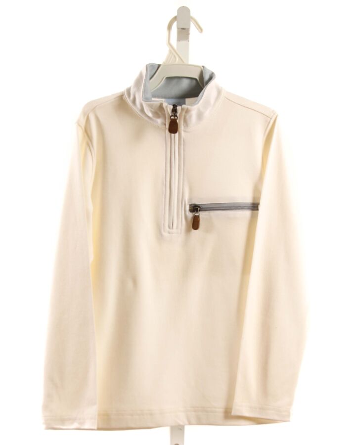 BELLA BLISS  OFF-WHITE PIQUE   PULLOVER