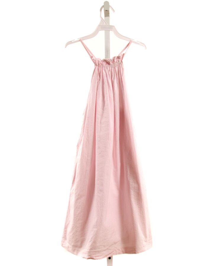 BELLA BLISS  PINK SEERSUCKER STRIPED  DRESS