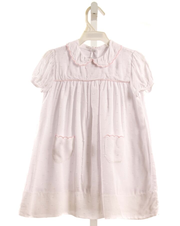 LULLABY SET  WHITE  SWISS DOT  DRESS