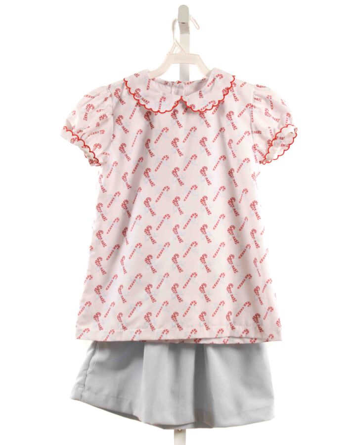 JAMES & LOTTIE  RED  PRINT  2-PIECE OUTFIT