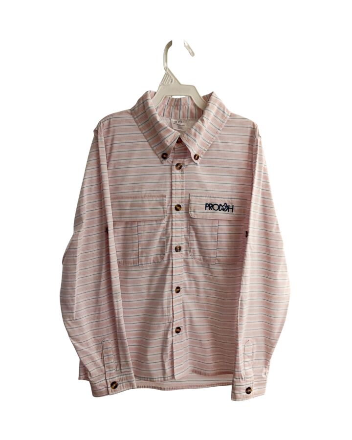 PRODOH  LT PINK  STRIPED  DRESS SHIRT