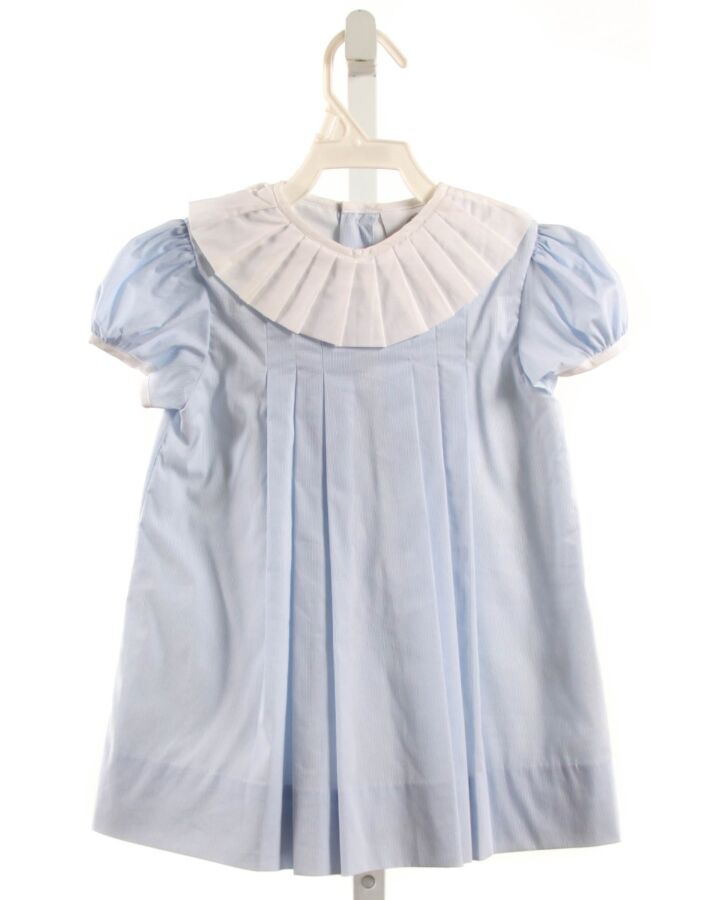 THE PROPER PEONY  LT BLUE    DRESS WITH RUFFLE