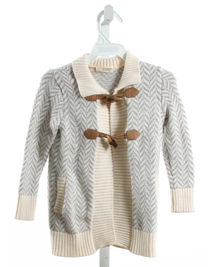 HOPE & HENRY  GRAY    CARDIGAN