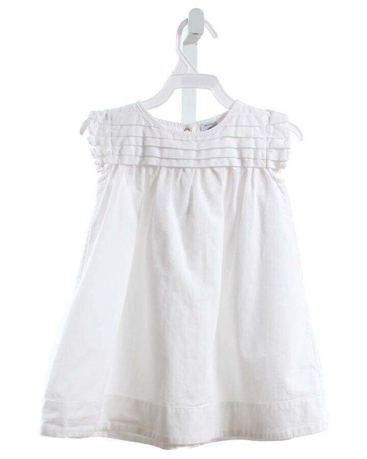 PETIT BATEAU  WHITE PIQUE   DRESS