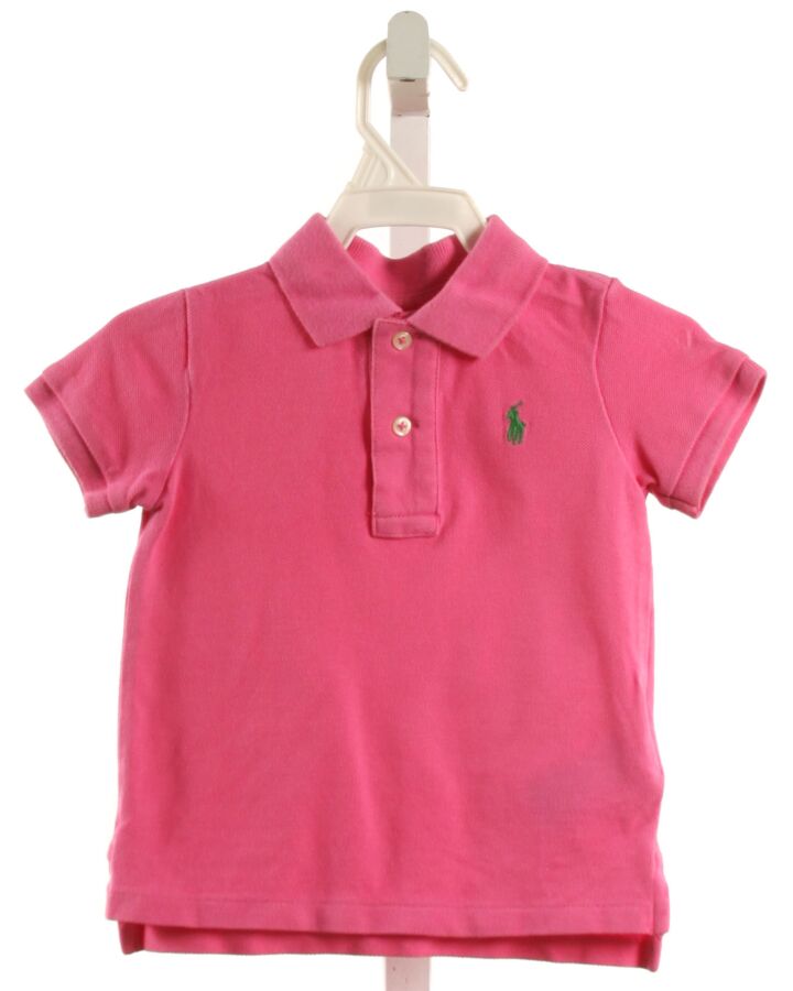 RALPH LAUREN  PINK    KNIT SS SHIRT