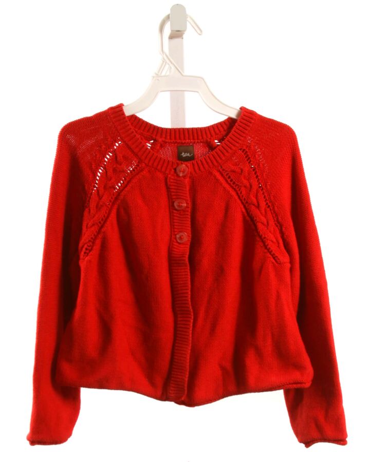 TEA  RED    CARDIGAN
