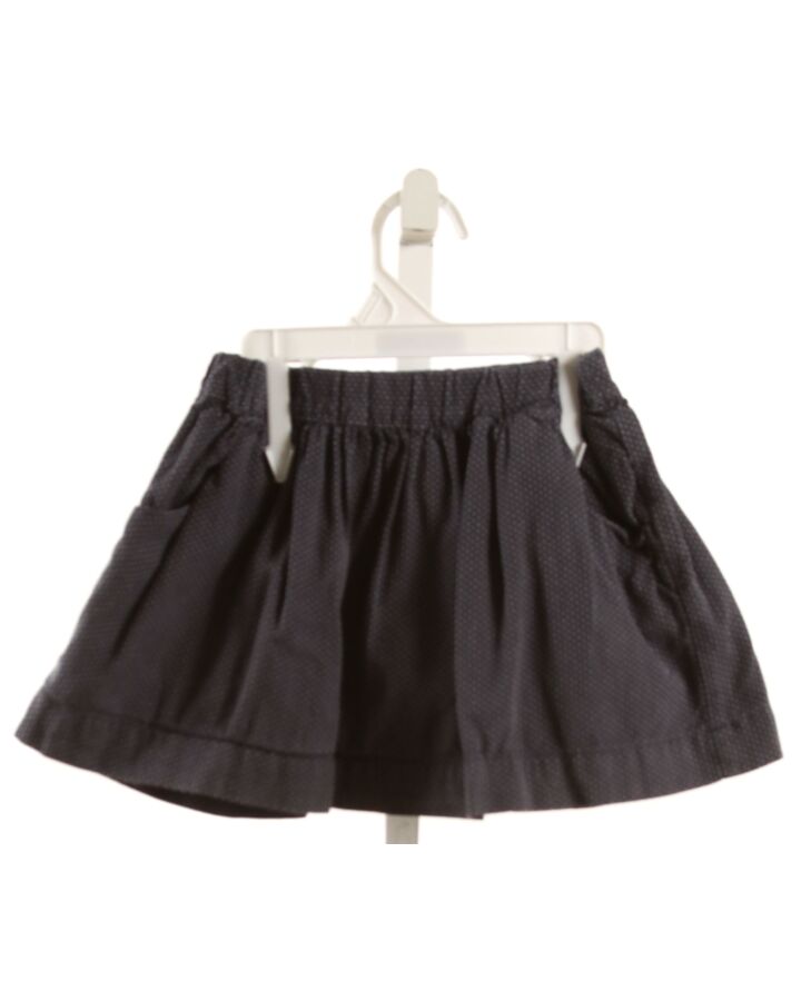 TEA  BLUE  POLKA DOT  SKIRT