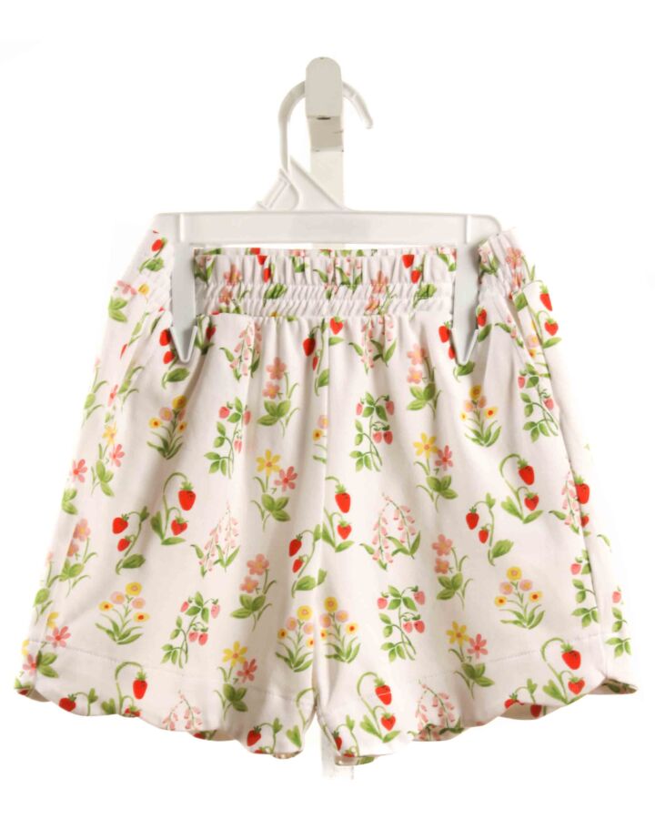THE PROPER PEONY  WHITE  FLORAL  SHORTS