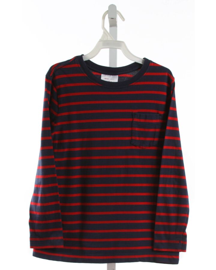 HANNA ANDERSSON  RED  STRIPED  KNIT LS SHIRT