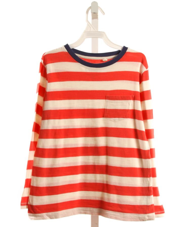 MINI BODEN  RED  STRIPED  KNIT LS SHIRT