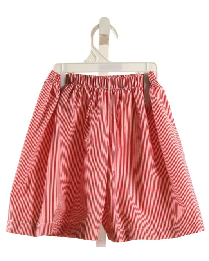 NO TAG  RED  STRIPED  SHORTS