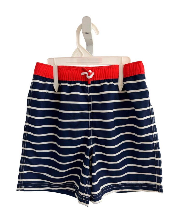 MINI BODEN  BLUE  STRIPED  SWIM TRUNKS