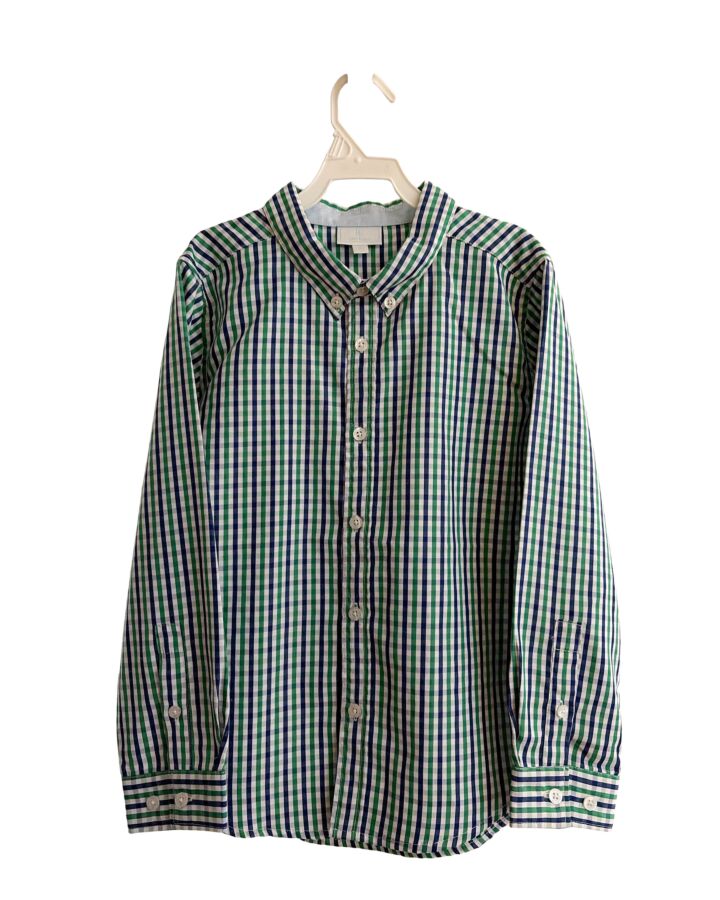 LITTLE ENGLISH  GREEN  PLAID  DRESS SHIRT