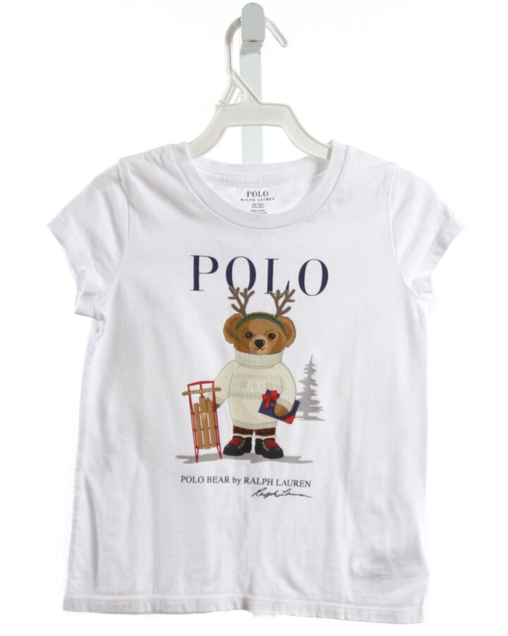 POLO BY RALPH LAUREN  WHITE   PRINTED DESIGN T-SHIRT